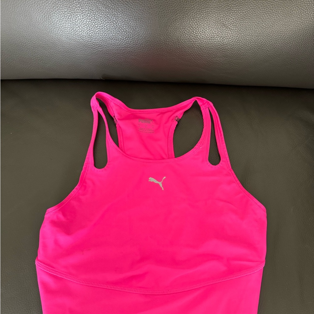 Puma Women's Vibrant Pink Sports Bra